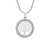 Crystal Round Small Pendant Necklace
